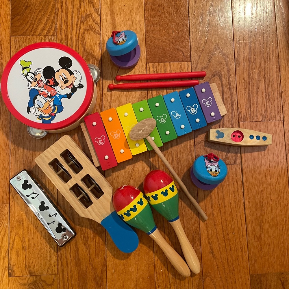 Disney Red and Green Learning Toys Set